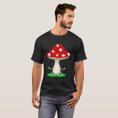 Yoga Instructor Mushroom Collector Mycology Fitnes T-shirt (Voorkant volledig)