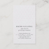 Yoga Instructor Om Symbol Klasse Loyalty Kaart (Achterkant)