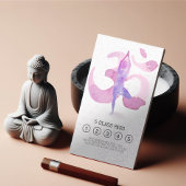 Yoga Instructor Om Symbol Klasse Loyalty Kaart