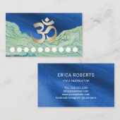 Yoga Instructor Om Symbol Turquoise & Blue Loyalty (Voorkant / Achterkant)