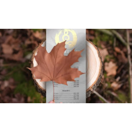 YOGA Instructor Price List Meditation Pose Zen OM Reclamekaart