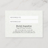 YOGA Instructor Referral Colorful Lotus Mandala (Achterkant)