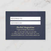 YOGA Instructor Referral Gold Mandala (Achterkant)