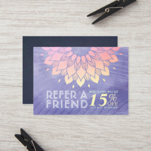 YOGA Instructor Referral Gold Mandala