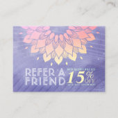 YOGA Instructor Referral Gold Mandala (Voorkant)