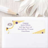 Yoga Instructor Return Address Label (Insitu)