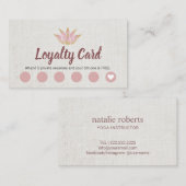 Yoga Instructor Roos Gold Lotus Flower Loyalty (Voorkant / Achterkant)