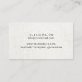 Yoga Instructor Roos Gold Lotus Reiki Spa Visitekaartje (Achterkant)