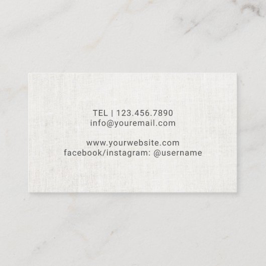 Yoga Instructor Roos Gold Lotus Reiki Spa Visitekaartje (Achterkant)