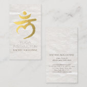 Yoga Instructor Root Chakra Muladhara Mantra LAM Visitekaartje (Voorkant / Achterkant)