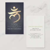 Yoga Instructor Root Chakra Muladhara Mantra LAM Visitekaartje (Voorkant / Achterkant)