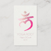 Yoga Instructor Root Chakra Muladhara Mantra LAM Visitekaartje (Voorkant)
