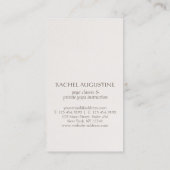 Yoga Instructor Root Chakra Muladhara Mantra LAM Visitekaartje (Achterkant)