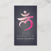 Yoga Instructor Root Chakra Muladhara Mantra LAM Visitekaartje (Voorkant)