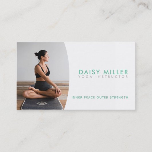 Yoga Instructor Slogans Visitekaartjes (Voorkant)