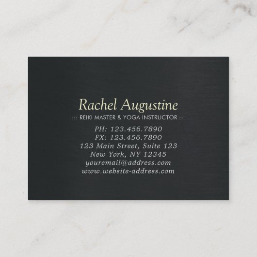 YOGA Instructor Studio Cadeaucertificaat Bodhi Lea Kortingskaartje (Achterkant)