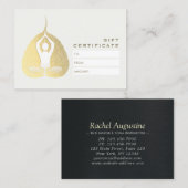 YOGA Instructor Studio Cadeaucertificaat Bodhi Lea Kortingskaartje (Voorkant / Achterkant)