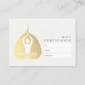 YOGA Instructor Studio Cadeaucertificaat Bodhi Lea Kortingskaartje (Voorkant)