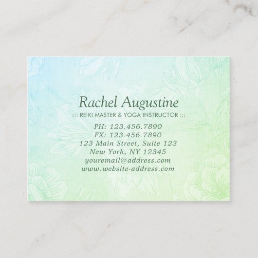 YOGA Instructor Studio Cadeaucertificaat Bodhi Lea Kortingskaartje (Achterkant)