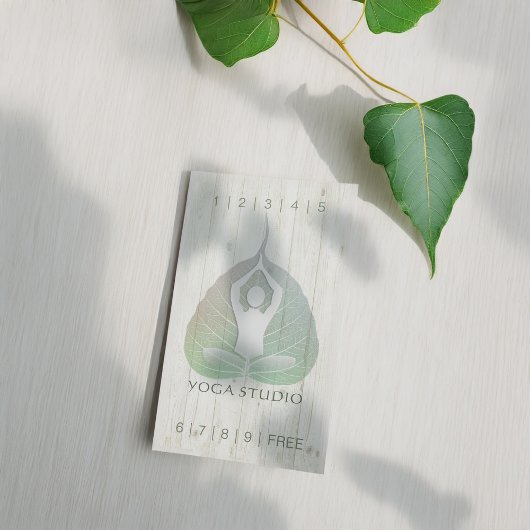 YOGA Instructor Studio Loyalty Punch Bodhi Leaf