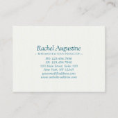 Yoga Instructor Studio Meditation Cadeaubon Kortingskaartje (Achterkant)