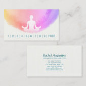 Yoga Instructor Studio Meditation Loyalty Punch (Voorkant / Achterkant)
