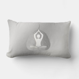 Yoga Instructor Studio Meditation Pose Bodhi Leaf Kussen