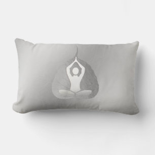 Yoga Instructor Studio Meditation Pose Bodhi Leaf Kussen