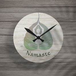 Yoga Instructor Studio Meditation Pose Bodhi Leaf Ronde Klok