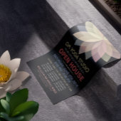 YOGA Instructor Studio Open House Lotus Mandala Flyer