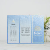 Yoga Instructor Studio Tri-Fold Brochure Lotus (Staand voorkant)