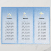 Yoga Instructor Studio Tri-Fold Brochure Lotus (Achterkant)