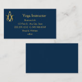 Yoga Instructor Studio Visitekaartje (Voorkant / Achterkant)