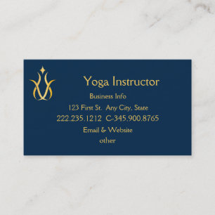Yoga Instructor Studio Visitekaartje
