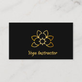 Yoga Instructor Studio Visitekaartje (Achterkant)