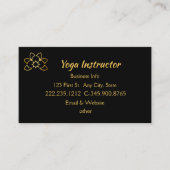 Yoga Instructor Studio Visitekaartje (Voorkant)