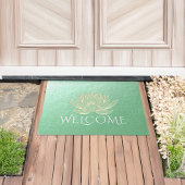 YOGA Instructor Studio Welkomstgroene Gold Lotus Deurmat