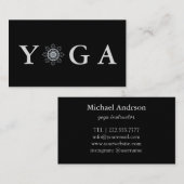 Yoga Instructor Style Visitekaartje (Voorkant / Achterkant)