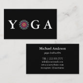 Yoga Instructor  Style Visitekaartje (Voorkant / Achterkant)