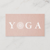 Yoga Instructor  Style Visitekaartje (Voorkant)