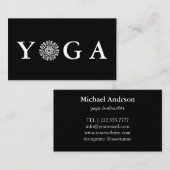 Yoga Instructor Style Visitekaartje (Voorkant / Achterkant)