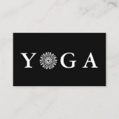 Yoga Instructor  Style Visitekaartje (Voorkant)