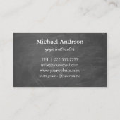 Yoga Instructor  Style Visitekaartje (Achterkant)