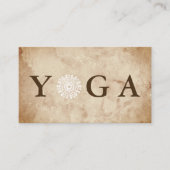 Yoga Instructor  Style Visitekaartje (Voorkant)