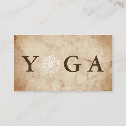 Yoga Instructor  Style Visitekaartje (Voorkant)