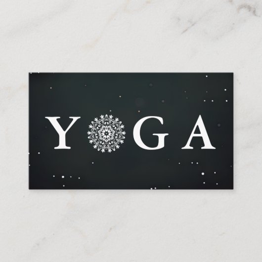 Yoga Instructor Style Visitekaartje (Voorkant)