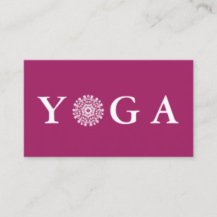 Yoga Instructor  Style Visitekaartje