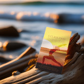 Yoga Instructor Sunset Half Moon Pose 5 Class Pass Klantenkaartje