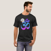 Yoga Instructor Teacher Lets Get It Om T-shirt (Voorkant volledig)