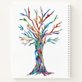 Yoga Instructor Tree of Life Spiral Notitieboek (Achterkant)